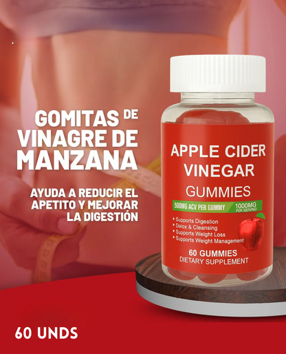 Gomitas De Vinagre De Manzana [Paga al recibir — Sin riesgo]