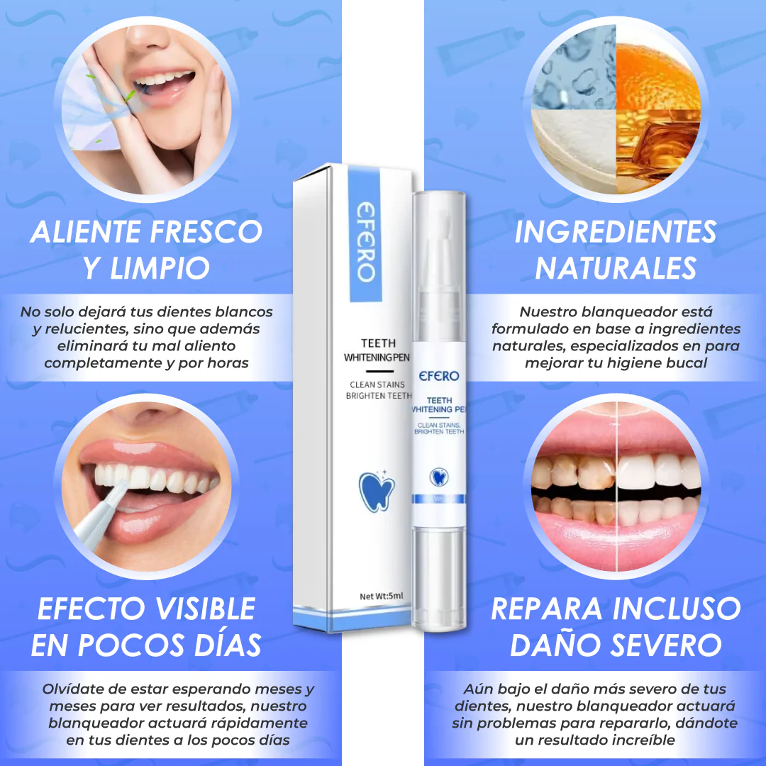 Lápiz BLANQUEADOR DE DIENTES [Compra 1 y llévate 2]