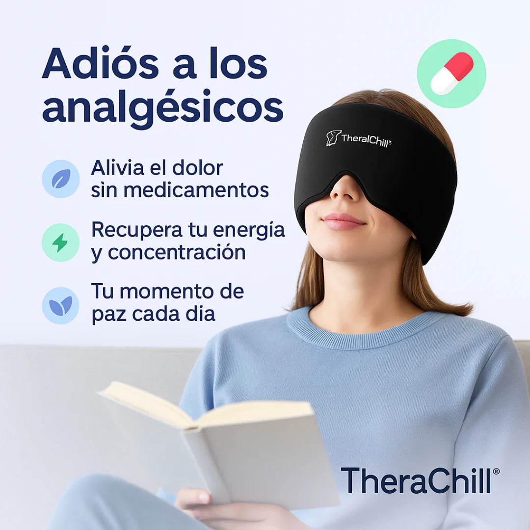 TheraChill™ | Gorro de gel frío para aliviar migrañas, estrés y tensión