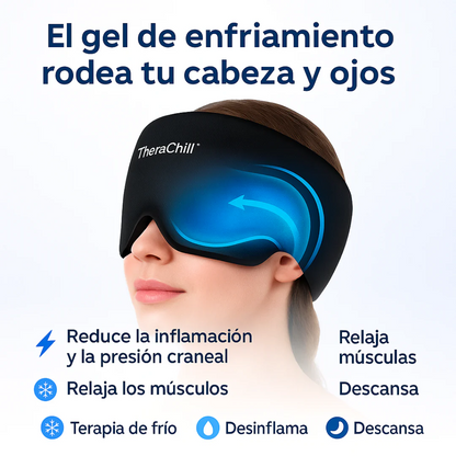 TheraChill™ | Gorro de gel frío para aliviar migrañas, estrés y tensión